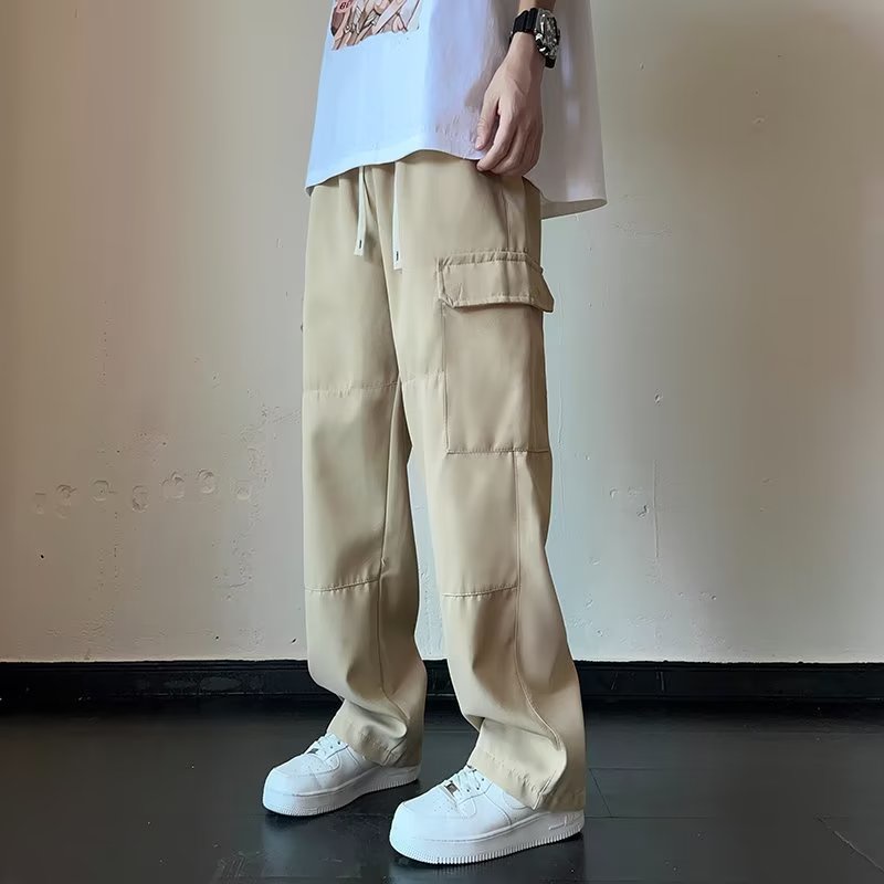 Quần Dài Ống Rộng Thời Trang Hàn Quốc Cá Tính Cho Nam