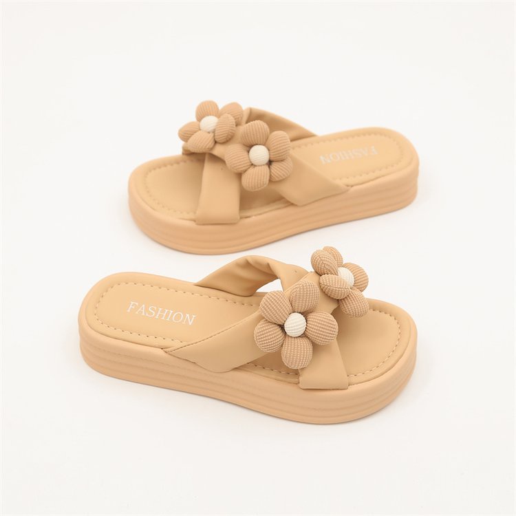 Dép Quai Ngang Đính Hoa Thời Trang Nữ Tính