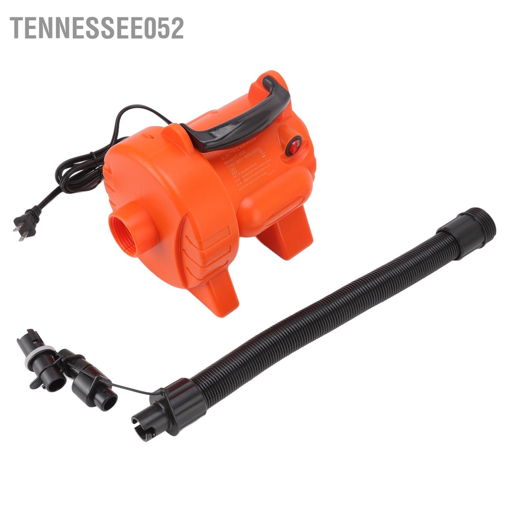 Tennessee052 Máy Bơm Không Khí Điện AC 800W 2.8PSl Nạp Nhanh Di Động Với 3 Vòi Cho Ghế Hơi  Bể Bơi Phích Cắm US 110‑120V