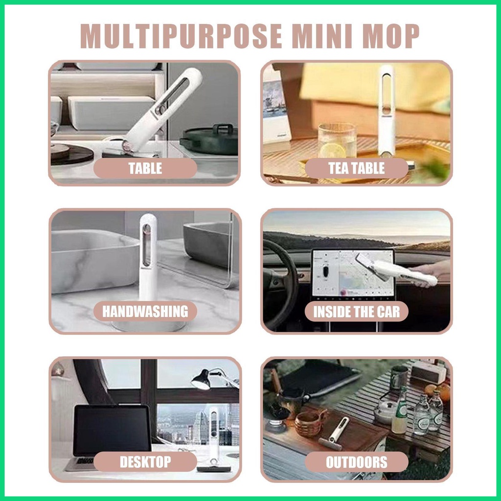 Cây Lau Nhà Xốp Mini Dạng Bóp Đa Năng Dùng Lau Chùi Cửa Sổ