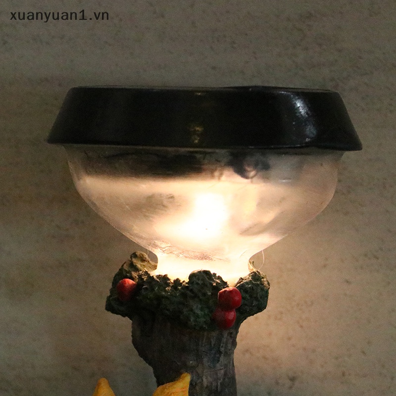 Đèn Trang Trí Sân Vườn Hình Thỏ Mèo Leo Trèo Sử Dụng Năng Lượng Mặt Trời