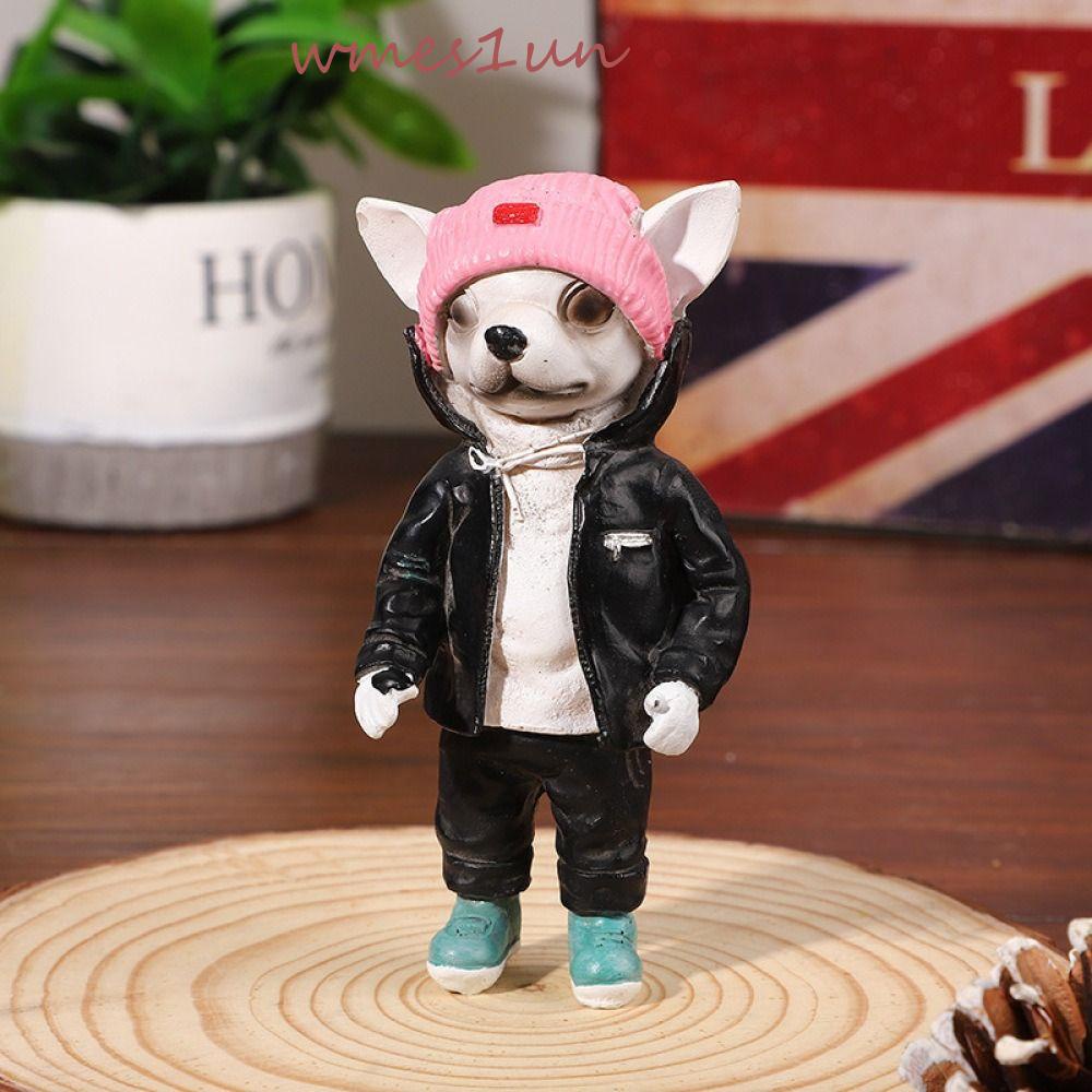 Mô Hình Cún Hoạt Hình WMES15H Để Bàn Trang Trí Nội Thất Xe Hơi