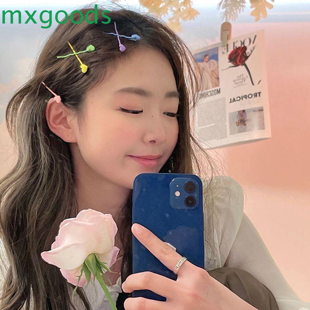 Kẹp Tóc Hình Nơ / Ngôi Sao / Trái Tim / Mặt Cười Màu Kẹo Ngọt Ngào Dễ Thương Phong Cách Hàn Quốc Cho Bé