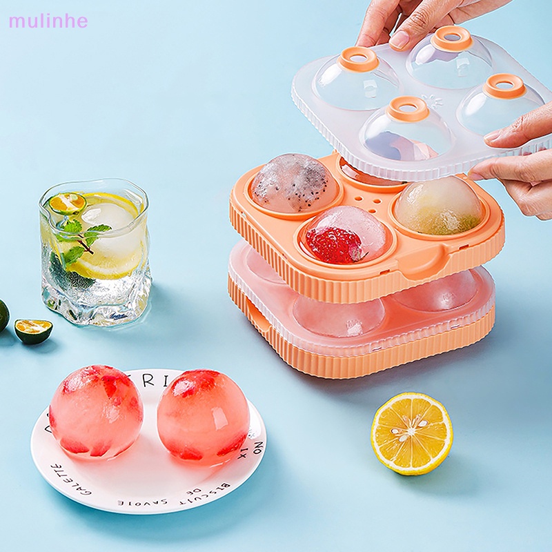 Khuôn Silicon Làm Đá Viên Hình Tròn 3D 6.5cm