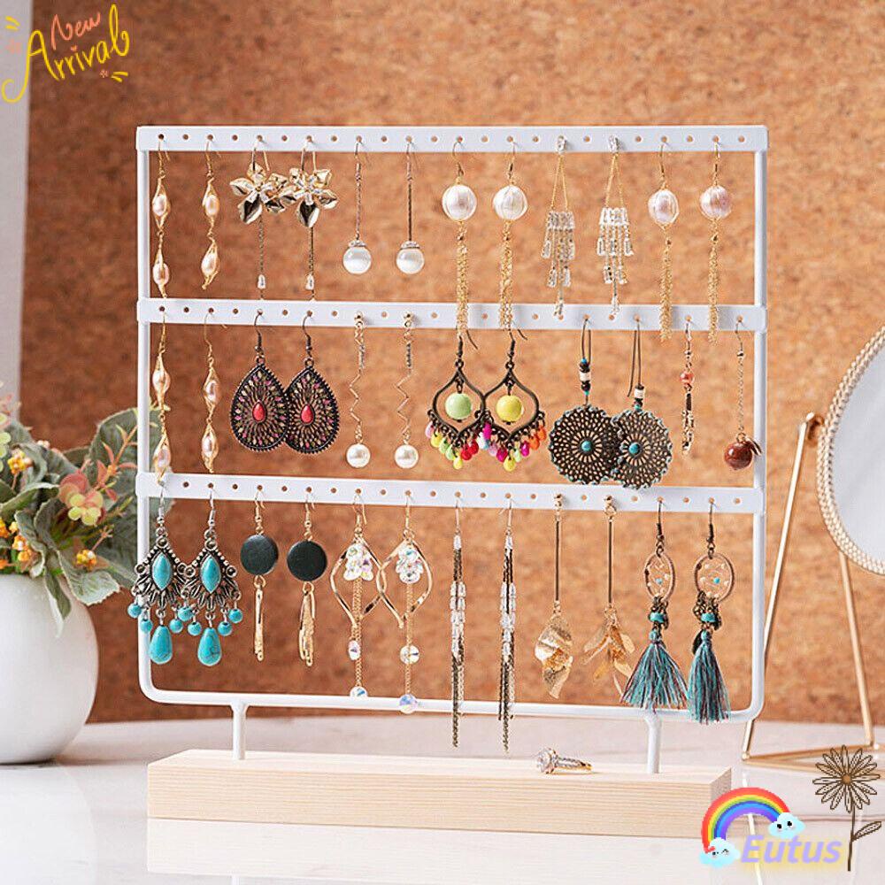 Giá Đỡ Treo Bông Tai 66 Lỗ Chất Liệu Kim Loại