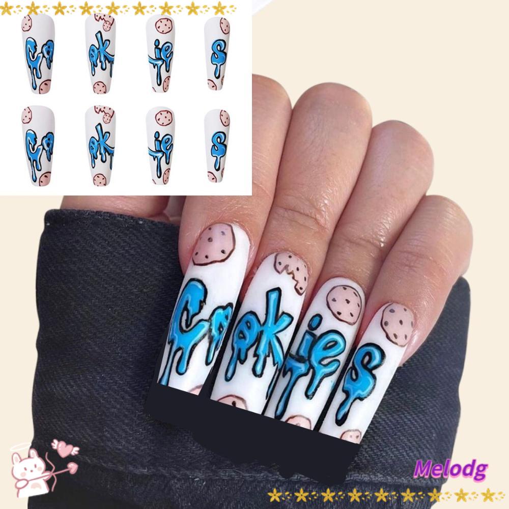 Bộ 24 Móng Tay Giả Chất Liệu Nhựa Resin Thời Trang Cho Nữ