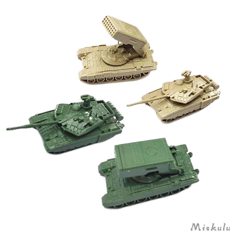 4 Mô Hình Xe Tăng Tên Lửa Tỉ Lệ 1 / 144 Trang Trí