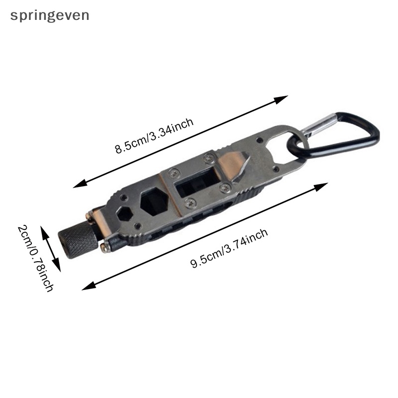 Móc Khóa al Mini Bằng Thép Không Gỉ Bỏ Túi Tiện Dụng