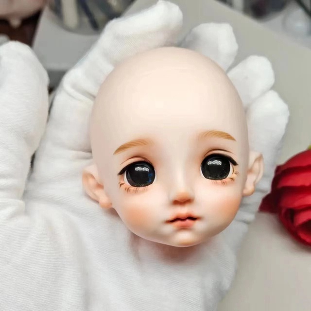 Đầu Búp Bê bjd Trang Điểm 1 / 6 Có Khớp Nối diy Mới