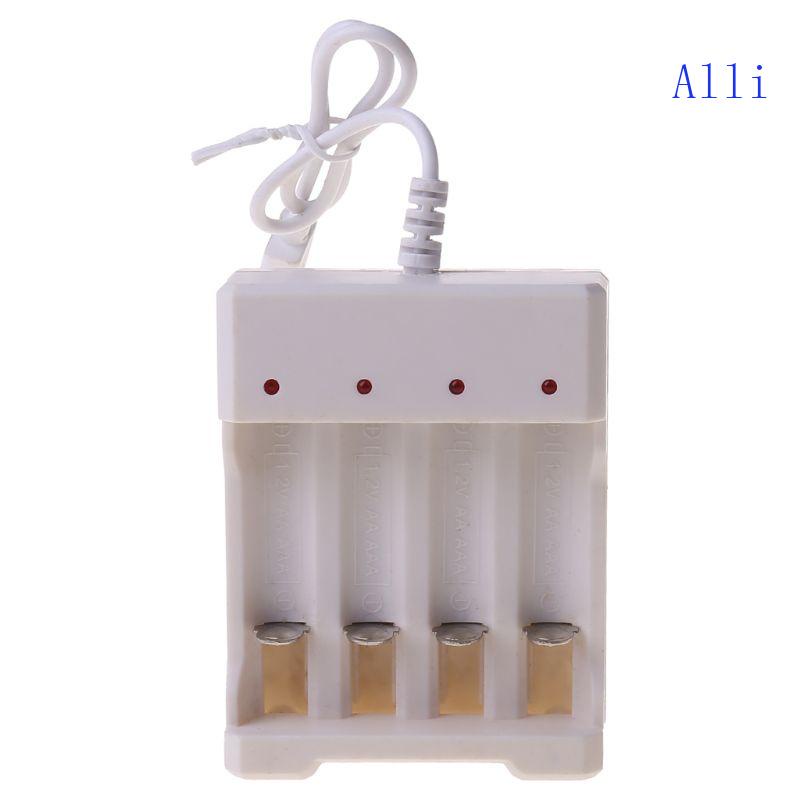 Thiết Bị Sạc Pin AA AAA 4 Cổng USB Thông Dụng