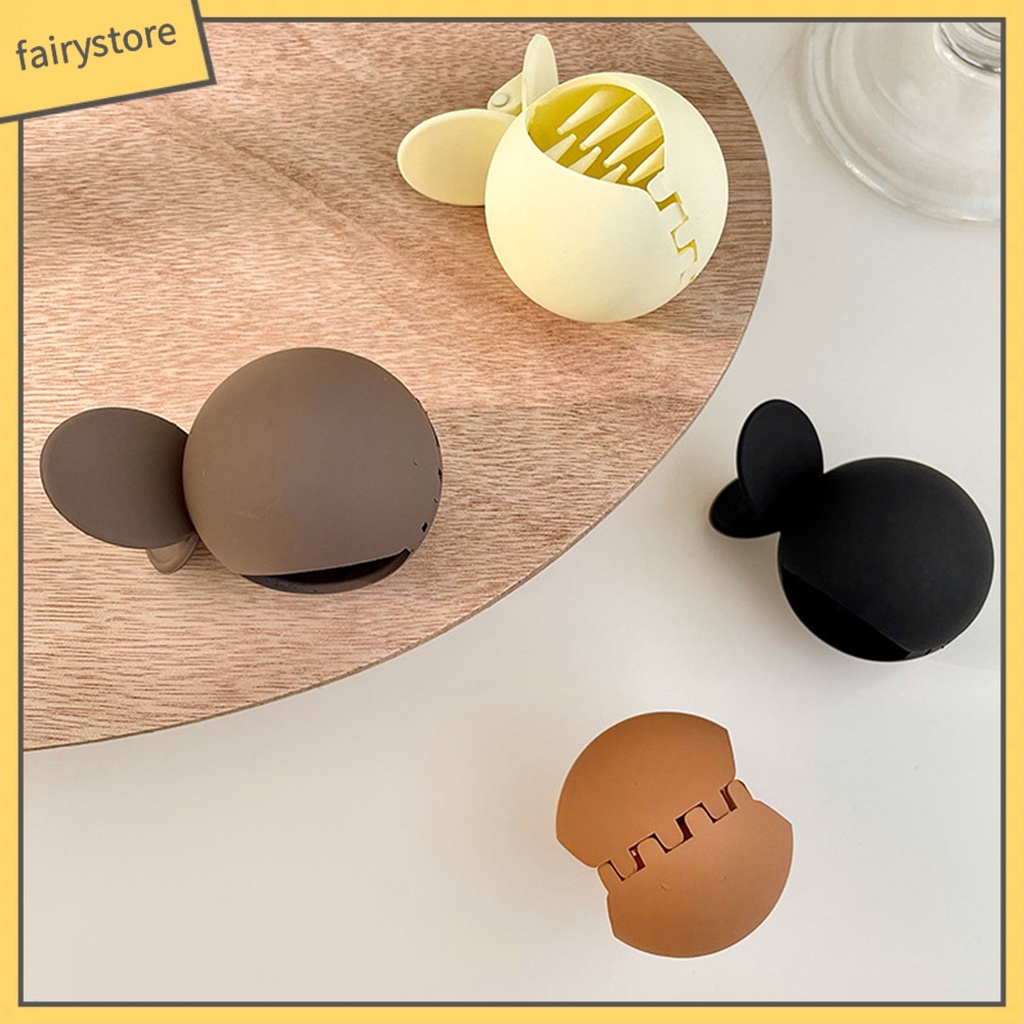 Kẹp Tóc Đuôi Ngựa Dạng Nhám Màu Trơn Chống Trượt