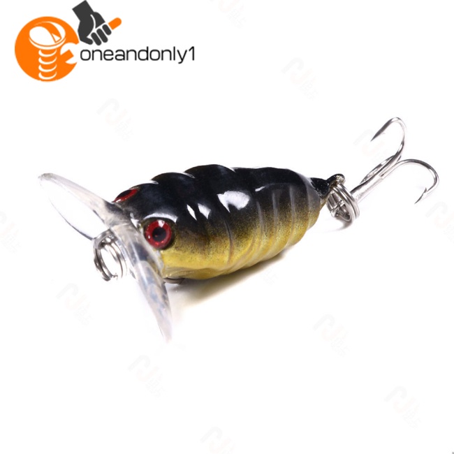 Mồi Câu Cá Giả Hình Côn Trùng Nhiều Màu Sắc 4.4g Dài 4cm