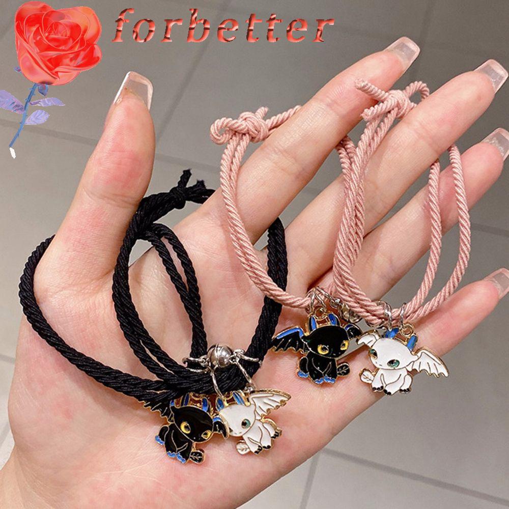 Vòng Tay Dây Co Giãn Họa Tiết Quỷ Hoạt Hình Cho Nam Và Nữ