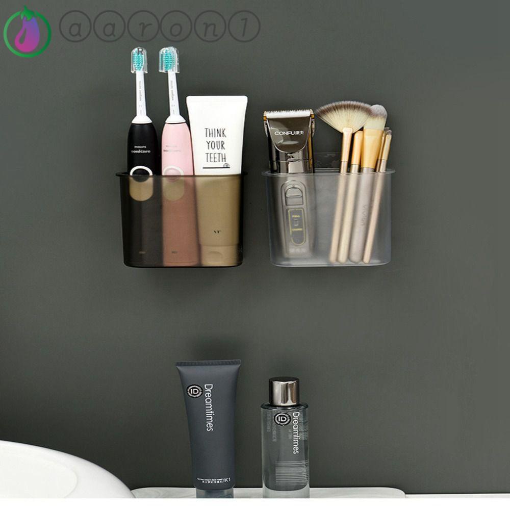 1 Giá Đỡ Bàn Chải Đánh Răng / Đũa Gắn Tường Không Cần Khoan Lỗ AARON1