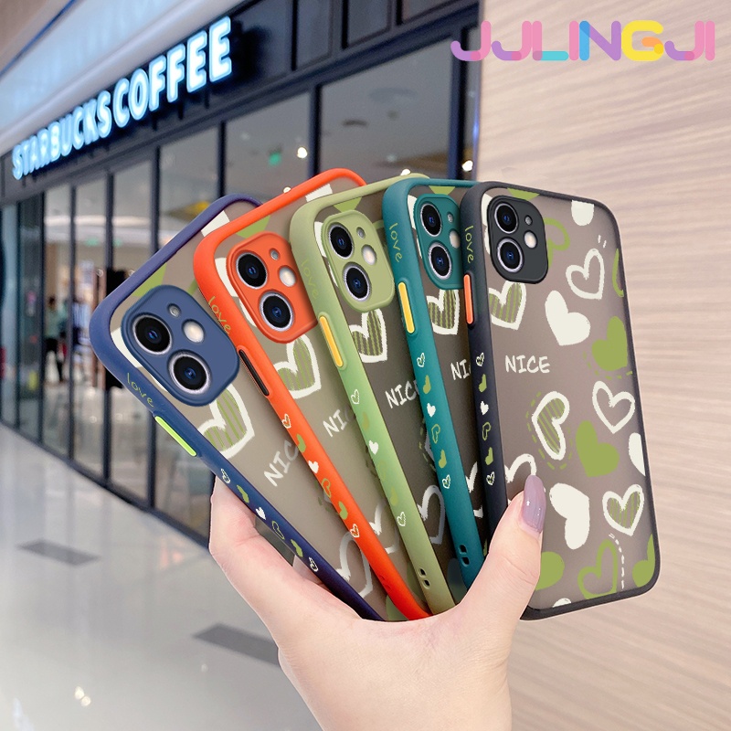 Ốp Điện Thoại Silicon Chống Sốc Họa Tiết Trái Tim Dành Cho OPPO F5 F5 Plus F5 Youth F7