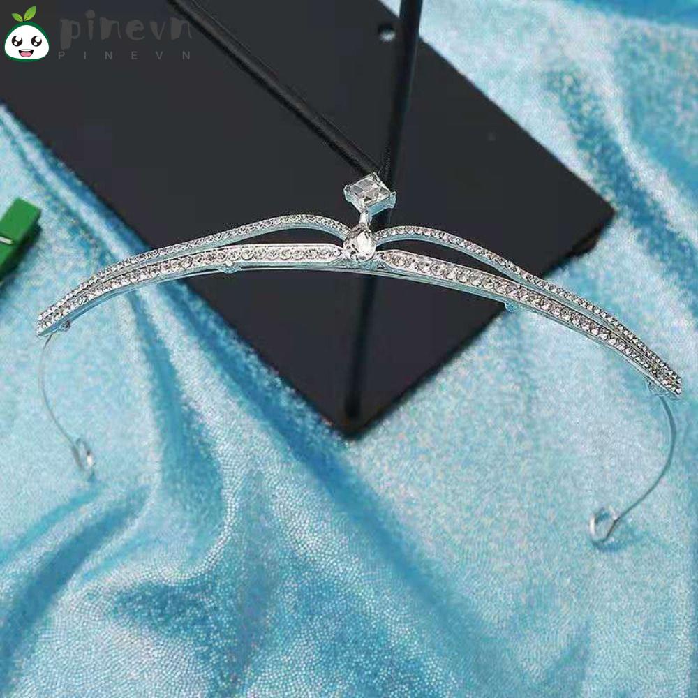 Vương Miện Công Chúa Đính Đá Sang Trọng Cho Cô Dâu|Khăn Trùm Đầu Thiết Kế Đơn Giản Tiện Dụng