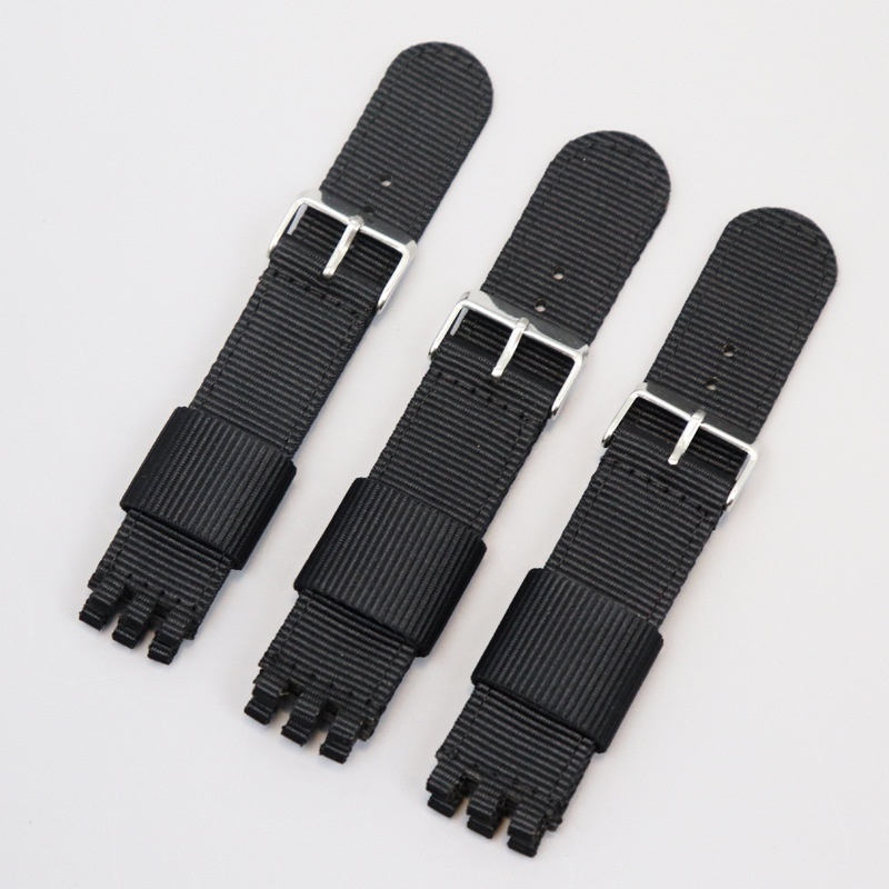 Dây Đeo Nylon Chống Nước Cho Đồng Hồ Swatch 17mm 19mm 20mm