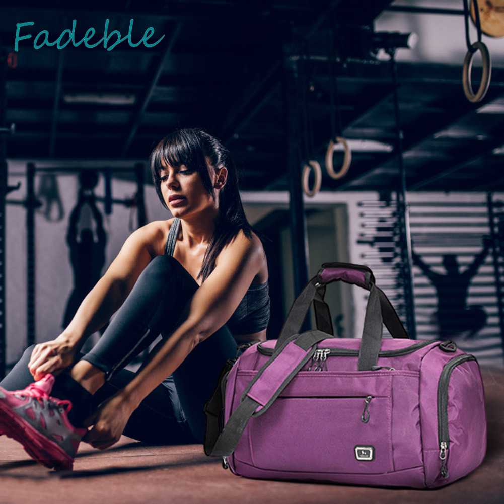 Túi Đựng Đồ Tập Thể Thao Sức Chứa Lớn Chia Ngăn Khô / Ướt Tiện Dụng Cho Nam Và