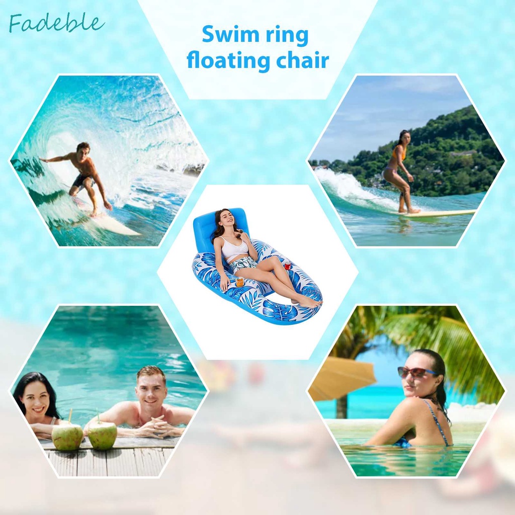 Phao Bơi Bơm Hơi Dạng Ghế Ngồi Thể Thao Dành Cho Người Lớn