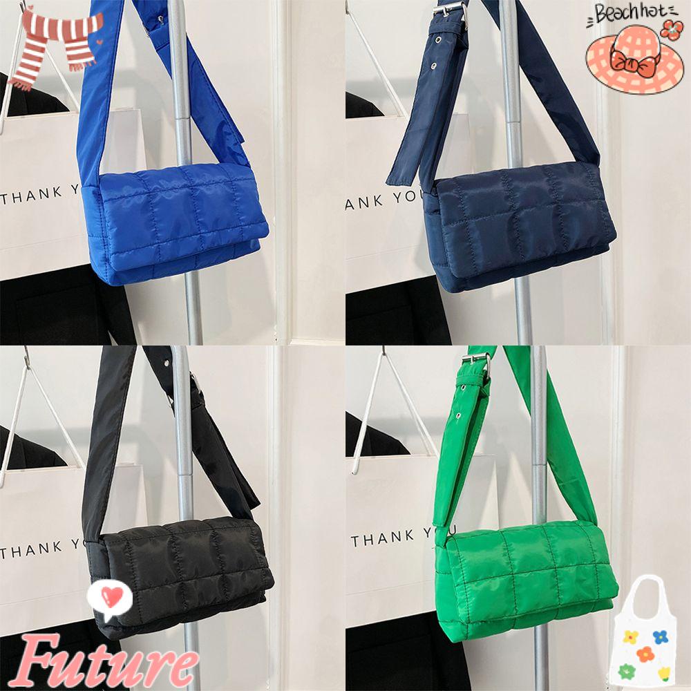 Túi Đeo Vai Cỡ Lớn Siêu Nhẹ In Họa Tiết Kẻ Ô Thời Trang Cho Nữ