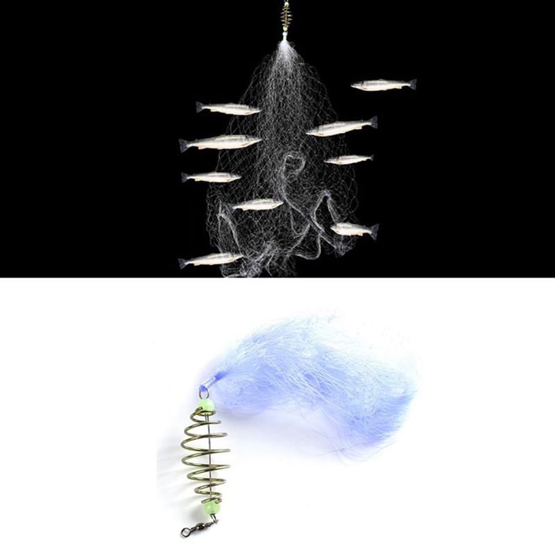 Lưới Đánh Bắt Cá Phản Lực Thiết Kế Lò Xo Đồng Thiết Kế Mới J