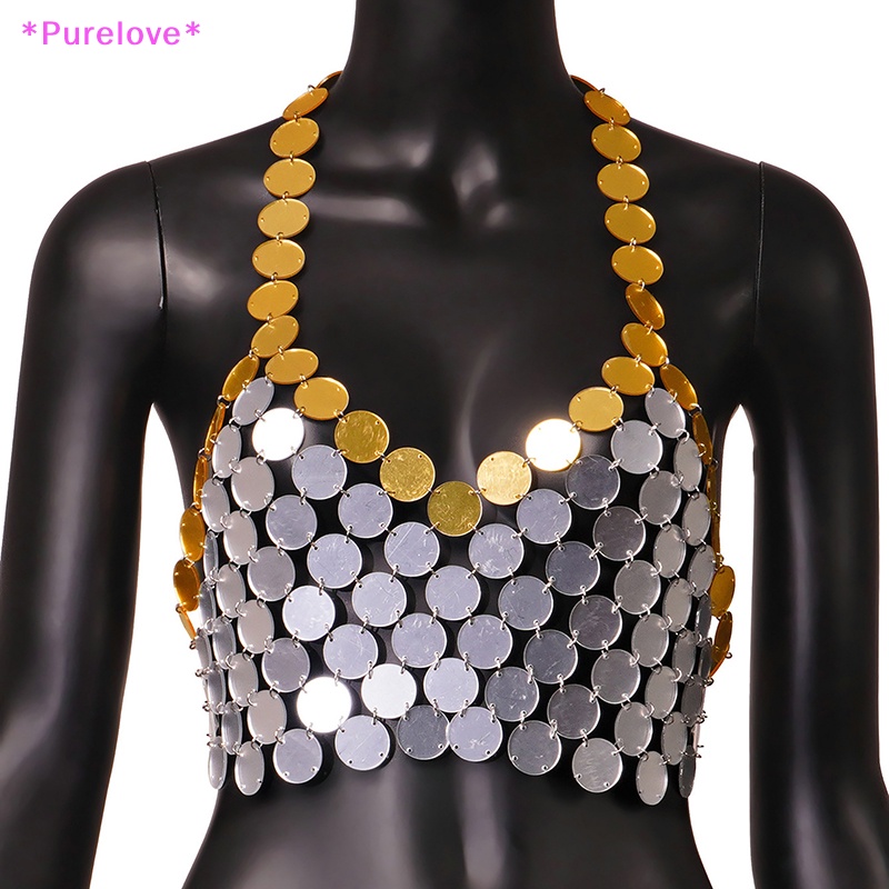 Áo Hai Dây Cổ Chữ V Khoét Sâu Đính Kim Sa Lấp Lánh Gợi Cảm Cho Nữ Mới