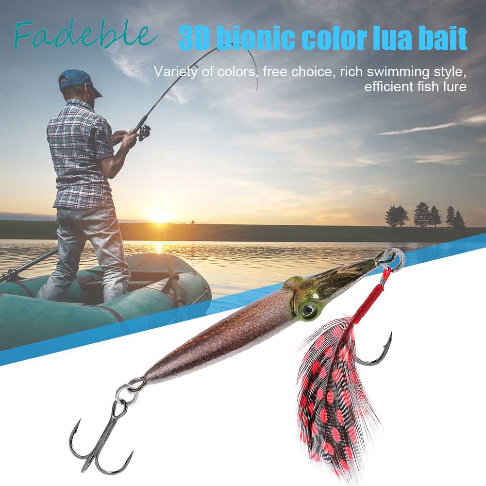 Mồi Câu Cá Nhân Tạo 3D 66mm Có Hiệu Ứng Phát Sáng