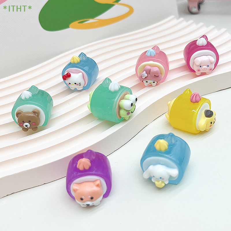 Bộ 2 Bánh Cuộn 2 Món DIY Trang Trí Nhà Búp Bê Mới