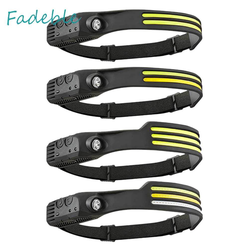 Đèn LED COB Đeo Trán Cảm Ứng Mạnh Mẽ Cắm Trại Ngoài Trời