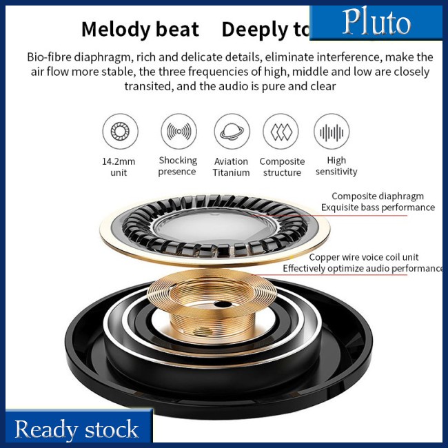 Mới Tai Nghe Nhét Tai Jack 3.5mm + 3.5mm Có Micro Âm Thanh Siêu Trầm Điện Thoại