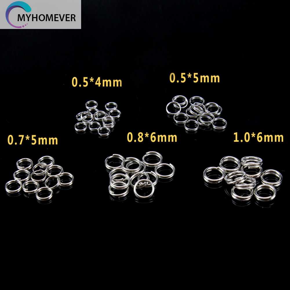 Set 250 Vòng Thép Carbon Cao Cấp 5 Kích Cỡ Gắn Mồi Câu Cá