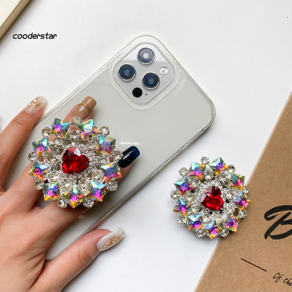 Giá Đỡ Điện Thoại Gọn Nhẹ Đính Đá Chống Rơi Tiện Dụng