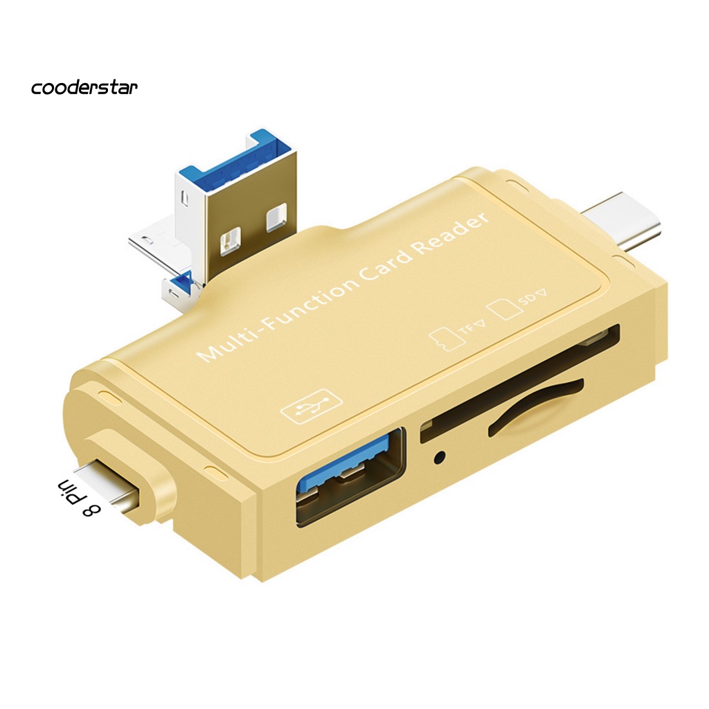 Đầu Đọc Thẻ Nhớ Mini Cho Notebook Micro USB Type-C TF SD