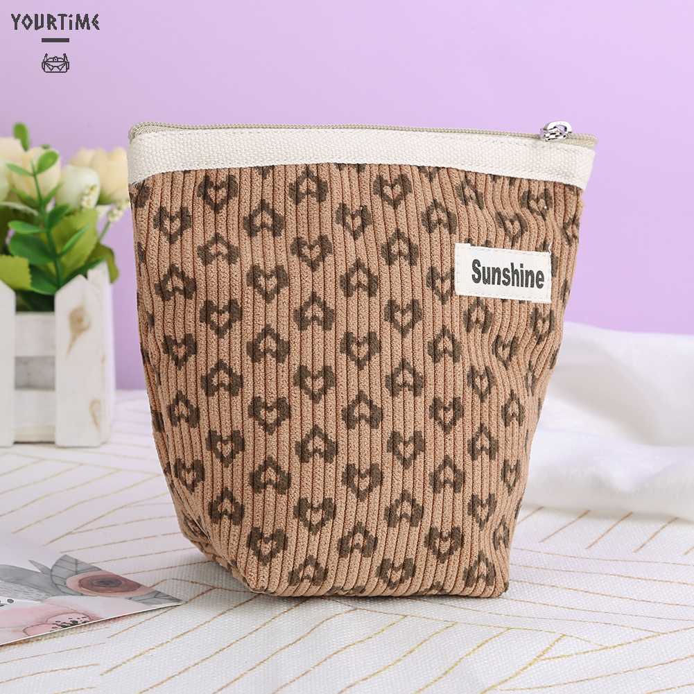 Túi Nhung Đựng Cọ Trang Điểm Gọn Nhẹ Cho Nữ