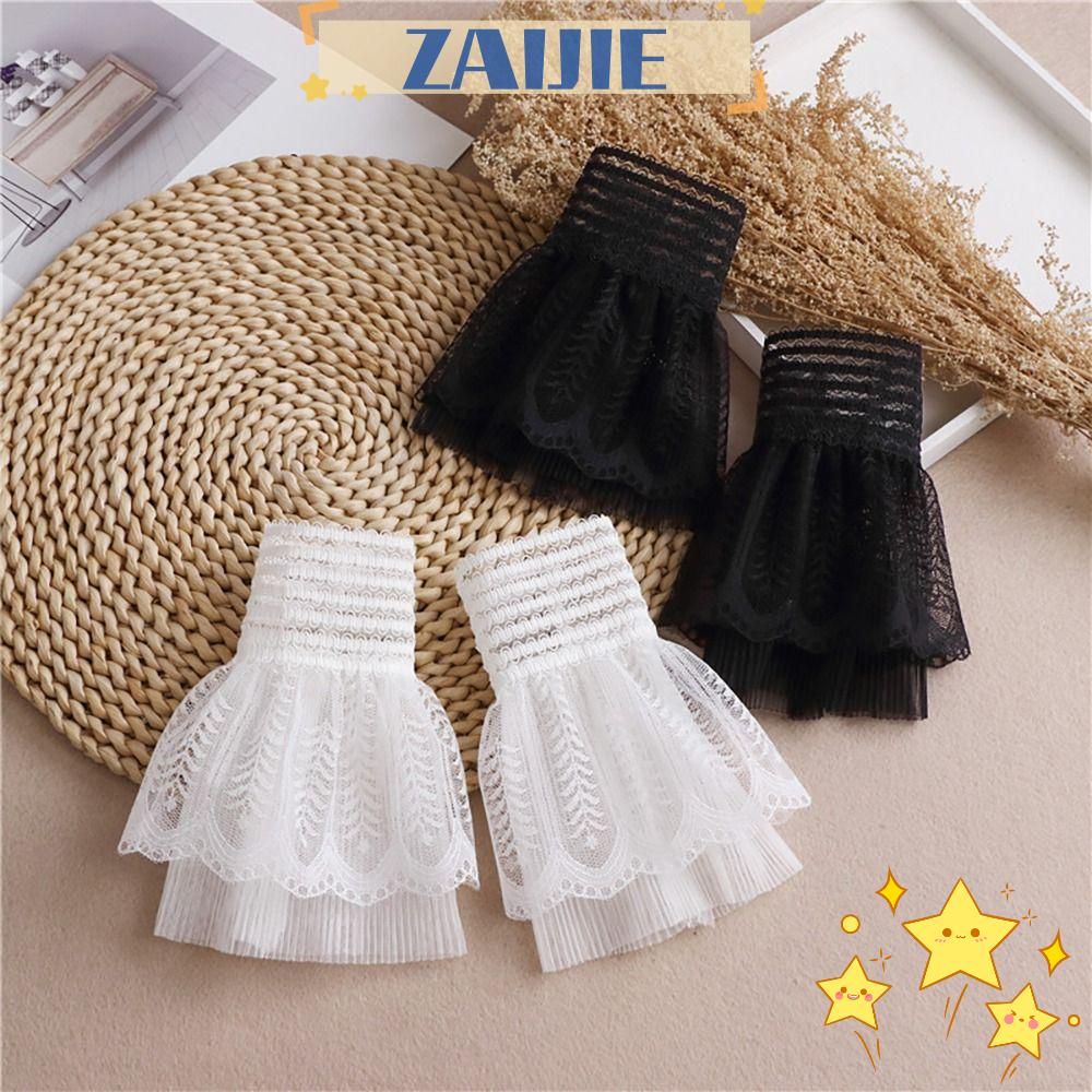 1 Cặp Găng Tay Giả Viền Bèo Thông Dụng ZAIJIE24