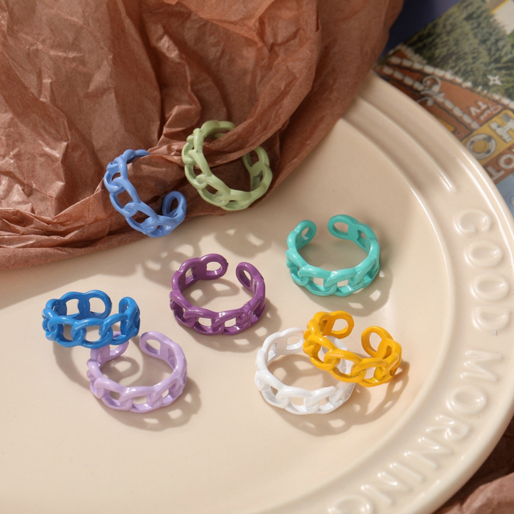 Nhẫn Hình Học Trọng Lượng Nhẹ Thời Trang Cho Nữ