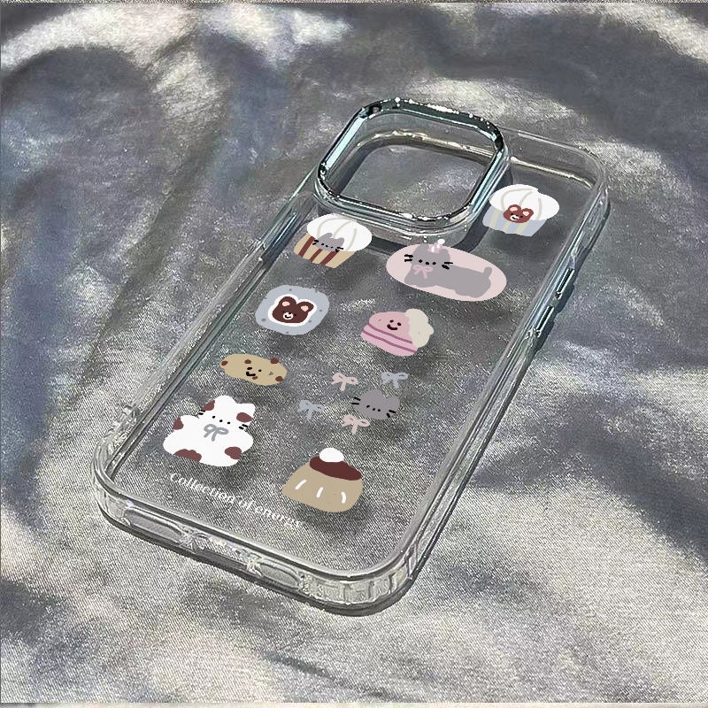 ✅Ốp Điện Thoại Dẻo Họa Tiết Hoạt Hình Chú Mèo Dễ Thương Chống Sốc Cho Iphone14Pro13Iphone12 8pl max 711