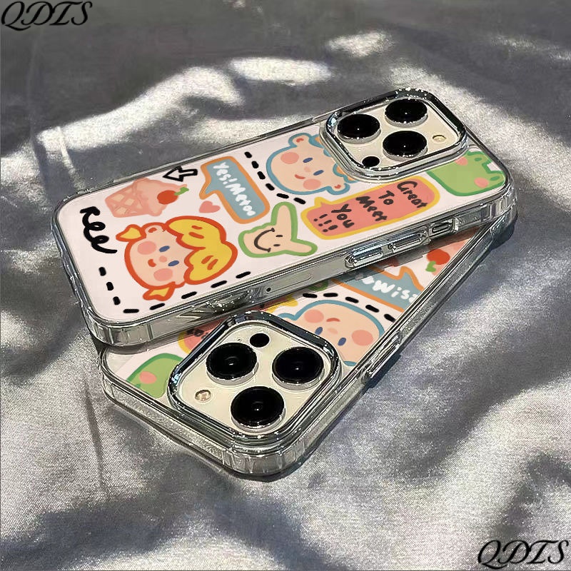 ✅Ốp Điện Thoại Dẻo Họa Tiết Graffiti Thời Trang Chống Sốc Cho iPhone128 591I / plus 7In 11 14pro13max