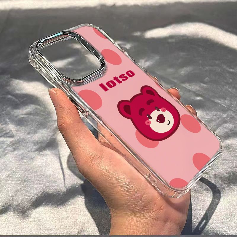 ✅Ốp Điện Thoại Dẻo Họa Tiết Chú Gấu Dễ Thương Chống Sốc Cho Iphone12max 71311 8 / 14proplus CRI9
