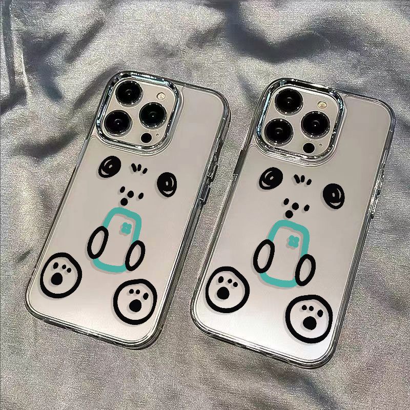 ✅Ốp Điện Thoại Mềm Chống Sốc In Hình Dấu Chân Cún Cho Iphone xs 8Plus 12 7 1311max 14pro