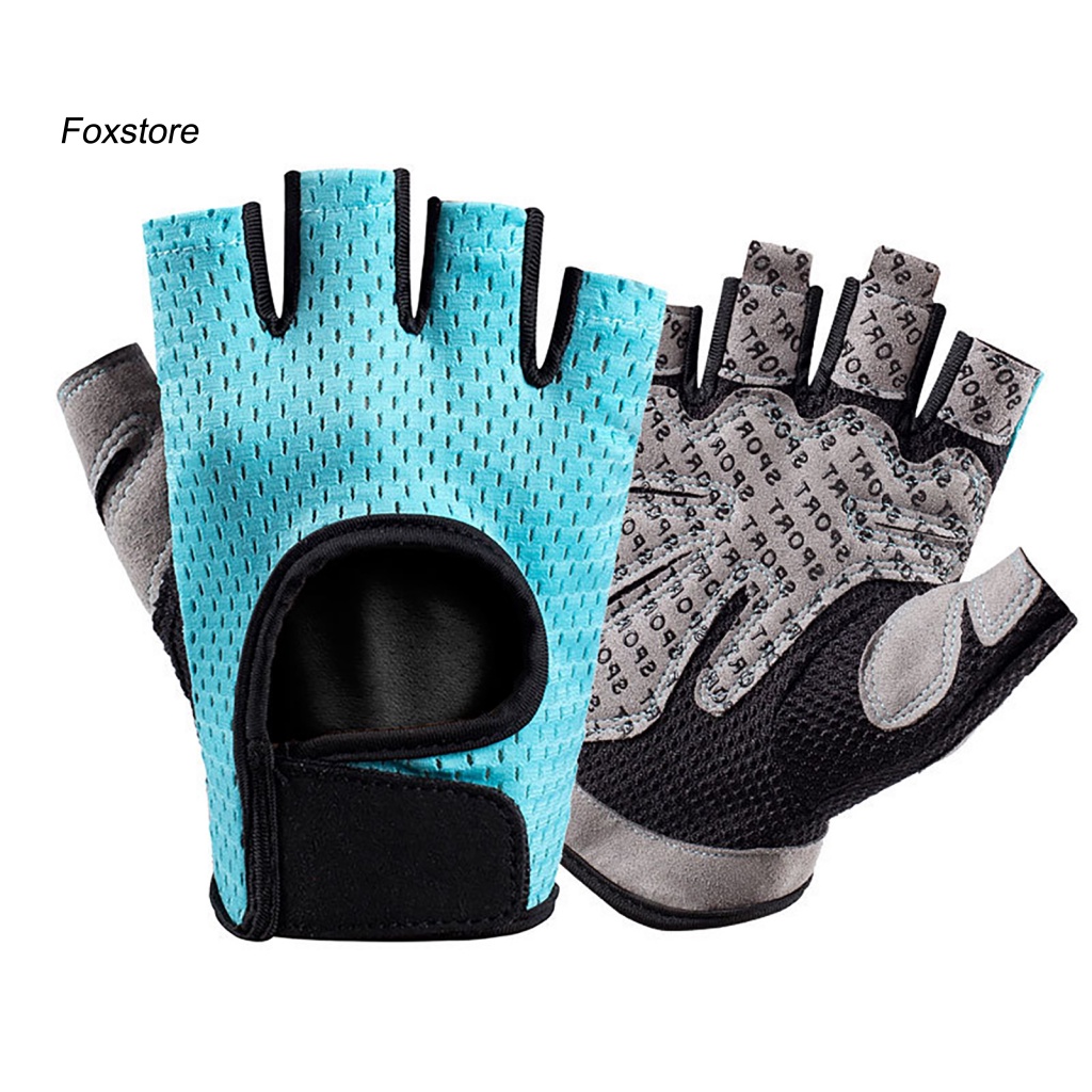 1 Đôi Găng Tay Thể Thao Nửa Ngón Thoáng Khí Thoải Mái