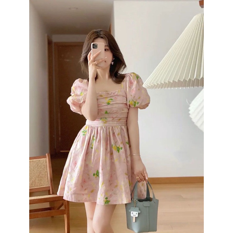 Đầm Mỏng Nhẹ Phong Cách Hoàng Gia Pháp Mùa Hè Mới 2023 Cho Nữ