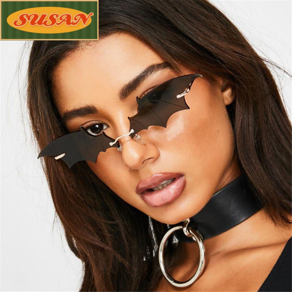 Kính Mát Mỏng Gọng Kim Loại Mới Lạ Cho Nữ