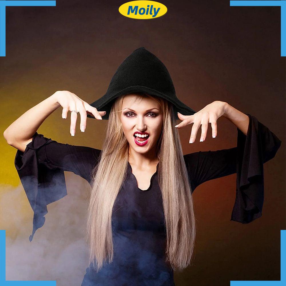Mũ Phù Thủy Có Thể Gấp Gọn Chất Lượng Cao Phong Cách Halloween