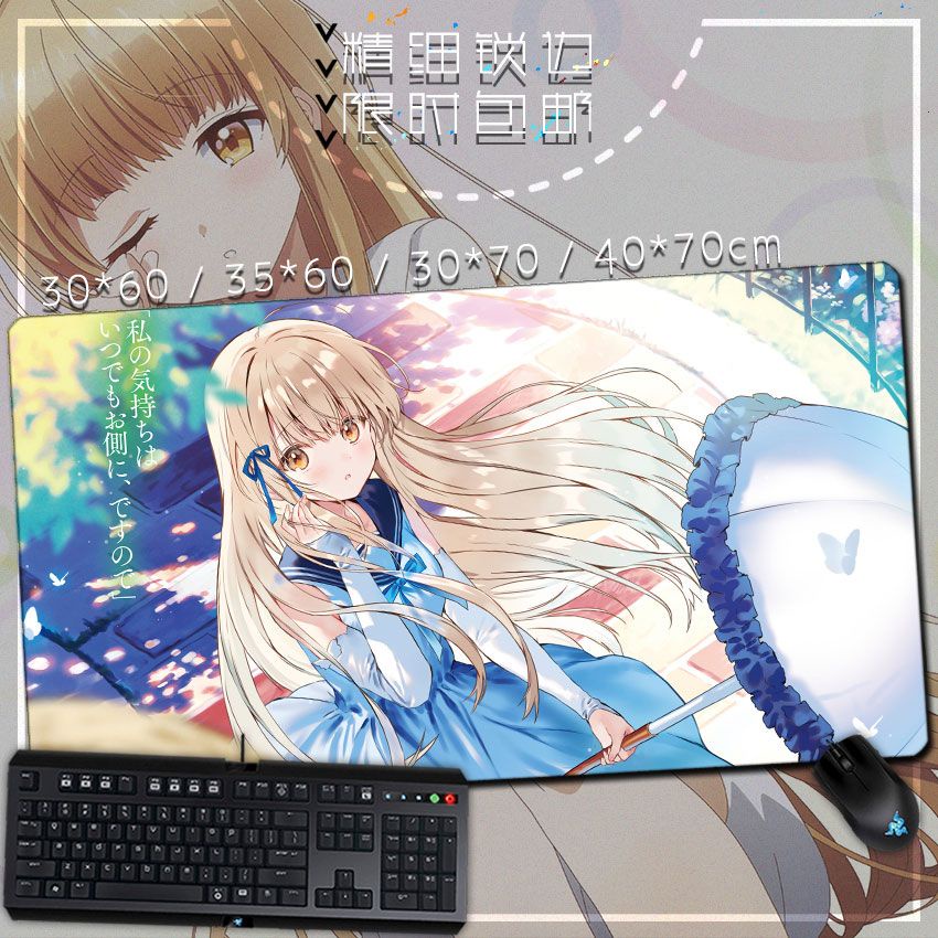 The Angel Next Door Spoils Me Rotten Shiina Mahiru Mouse pad desk mat