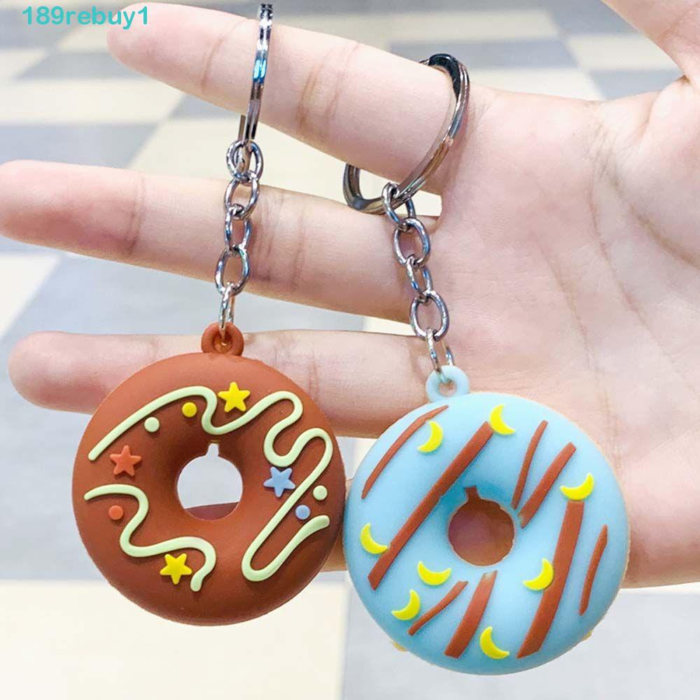 Rebuy1 Móc Khóa Hình Bánh Donut Hoạt Hình Sáng Tạo