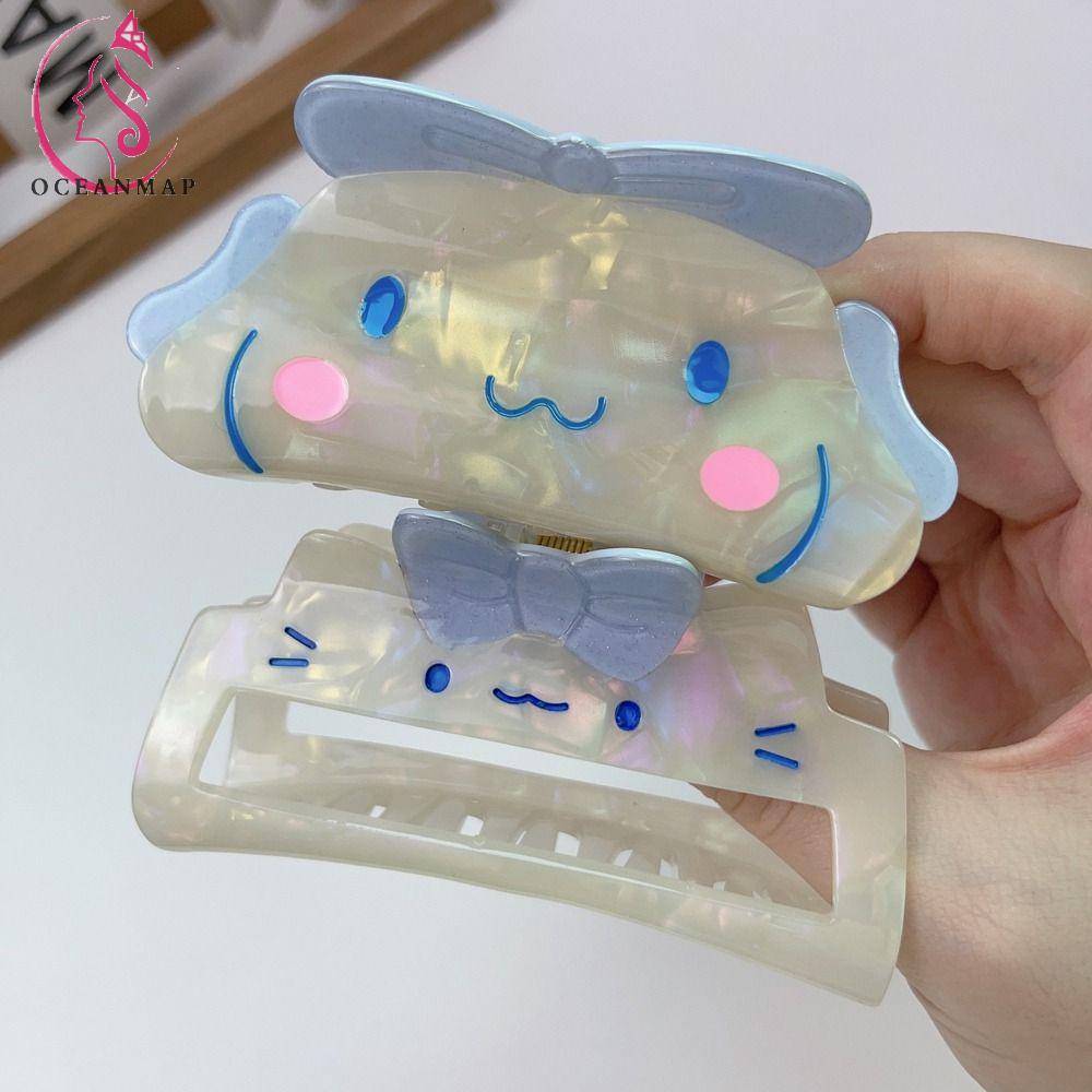 Kẹp Tóc Đuôi Ngựa Cỡ Lớn Hình Hoạt Hình Động Vật Dễ Thương Phong Cách Hàn Quốc