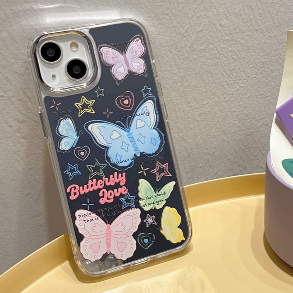 Ốp Điện Thoại TPU Mềm Chống Sốc Tráng Gương Cho IPhone 11 14 13 12 Pro Max