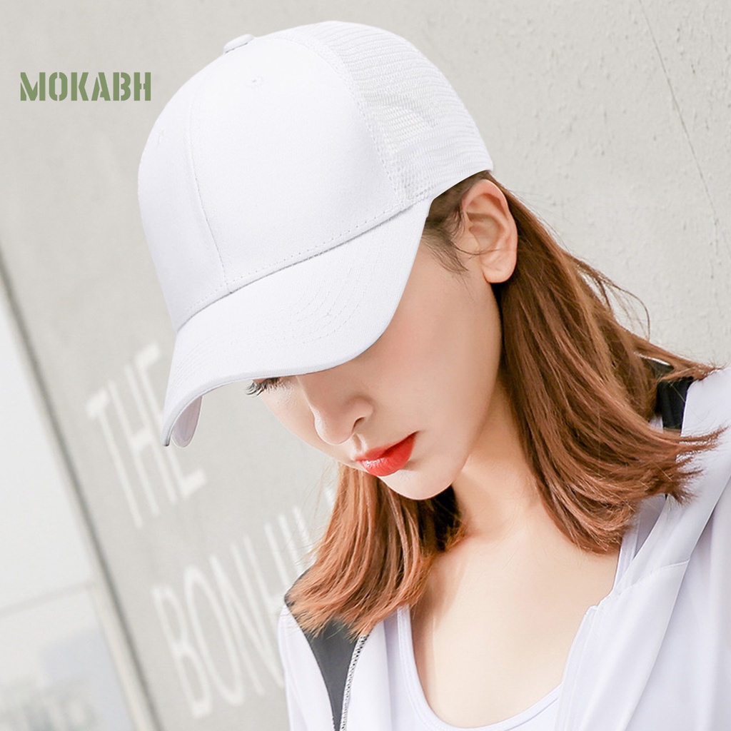 Mũ Lưỡi Trai Thoáng Khí Chống Tia UV Màu Sắc Thời Trang Mùa Hè Cho Nam Và Nữ