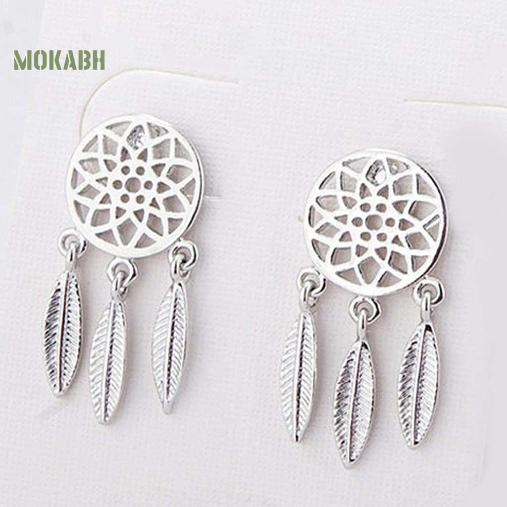 Bông Tai Hình Vòng Bắt Giấc Mơ Phong Cách Bohemia Dành Cho Nữ